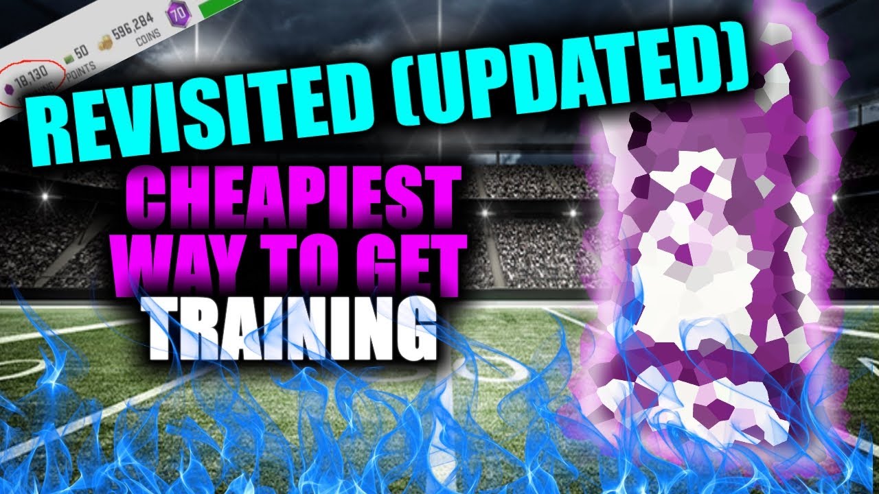 THE CHEAPEST WAY TO GET TRAINING POINTS IN MADDEN 19 | MADDEN 19 ULTIMATE TEAM