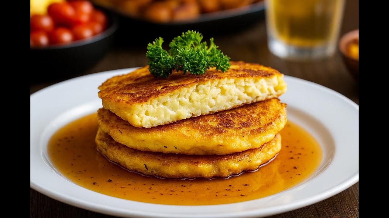 Einfach die Kartoffeln reiben und 2 Eier dazugeben! Es ist so lecker, dass ich es oft zubereite.