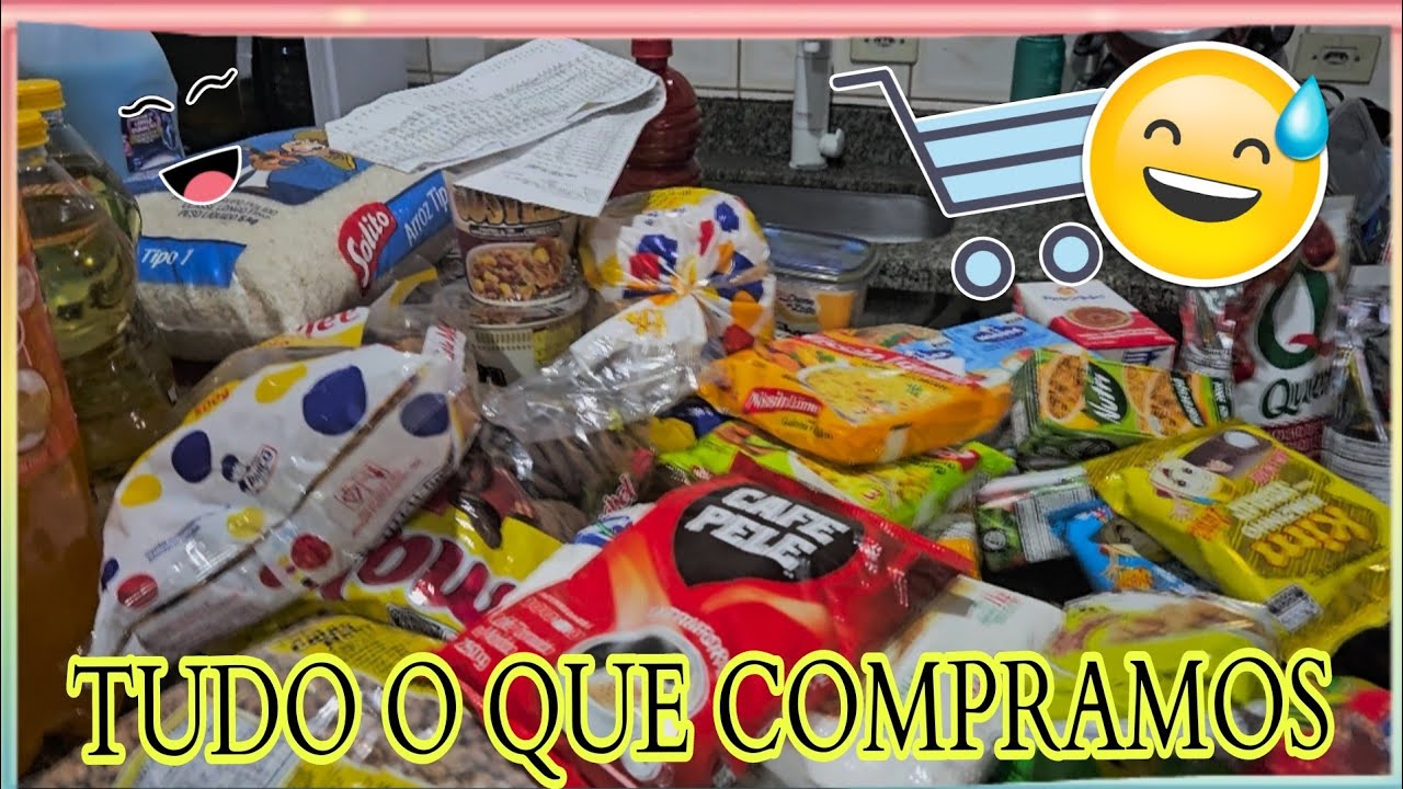 COMPRAS DO MÊS, INDO NO MERCADO SEM O BABY