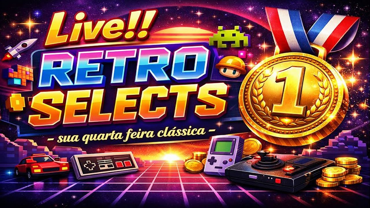 🔴Live!! RETRO SELECTS - Sua quarta-feira Clássica #retrogames #steamgame #vempralive