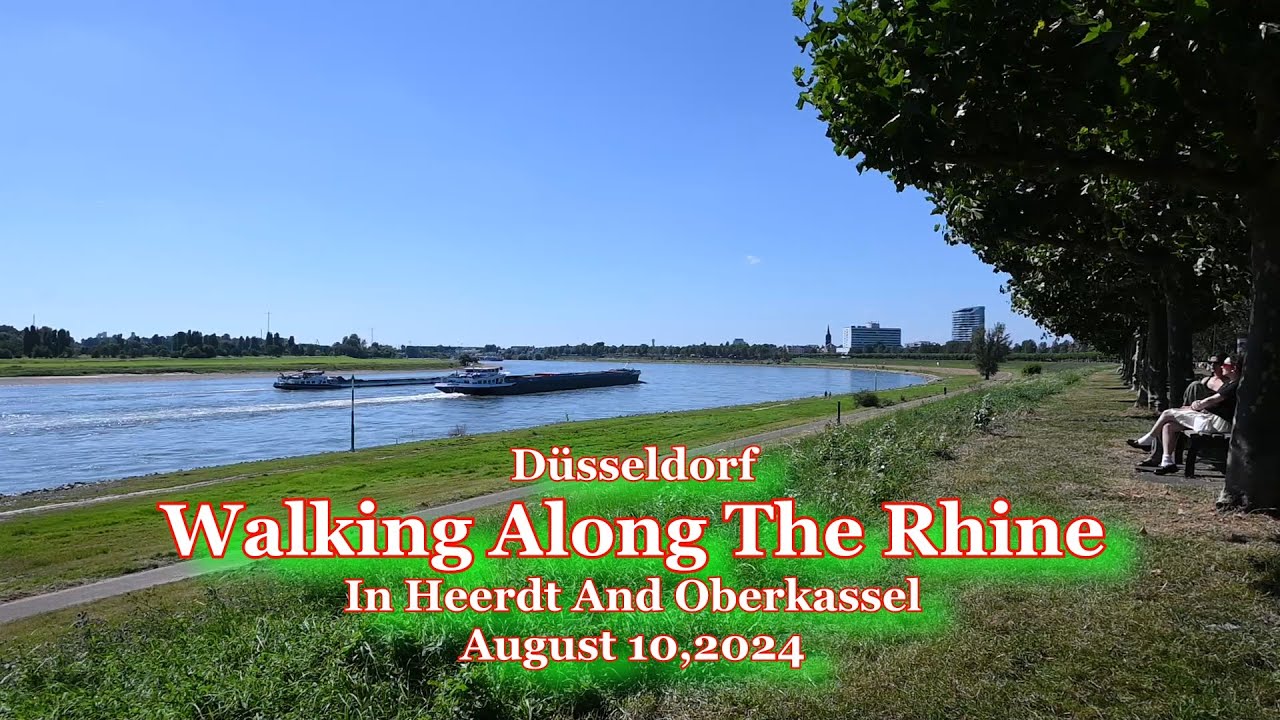 D&uuml;sseldorf - Walking Along The Rhine In Heerdt And Oberkassel - August 10, 2024