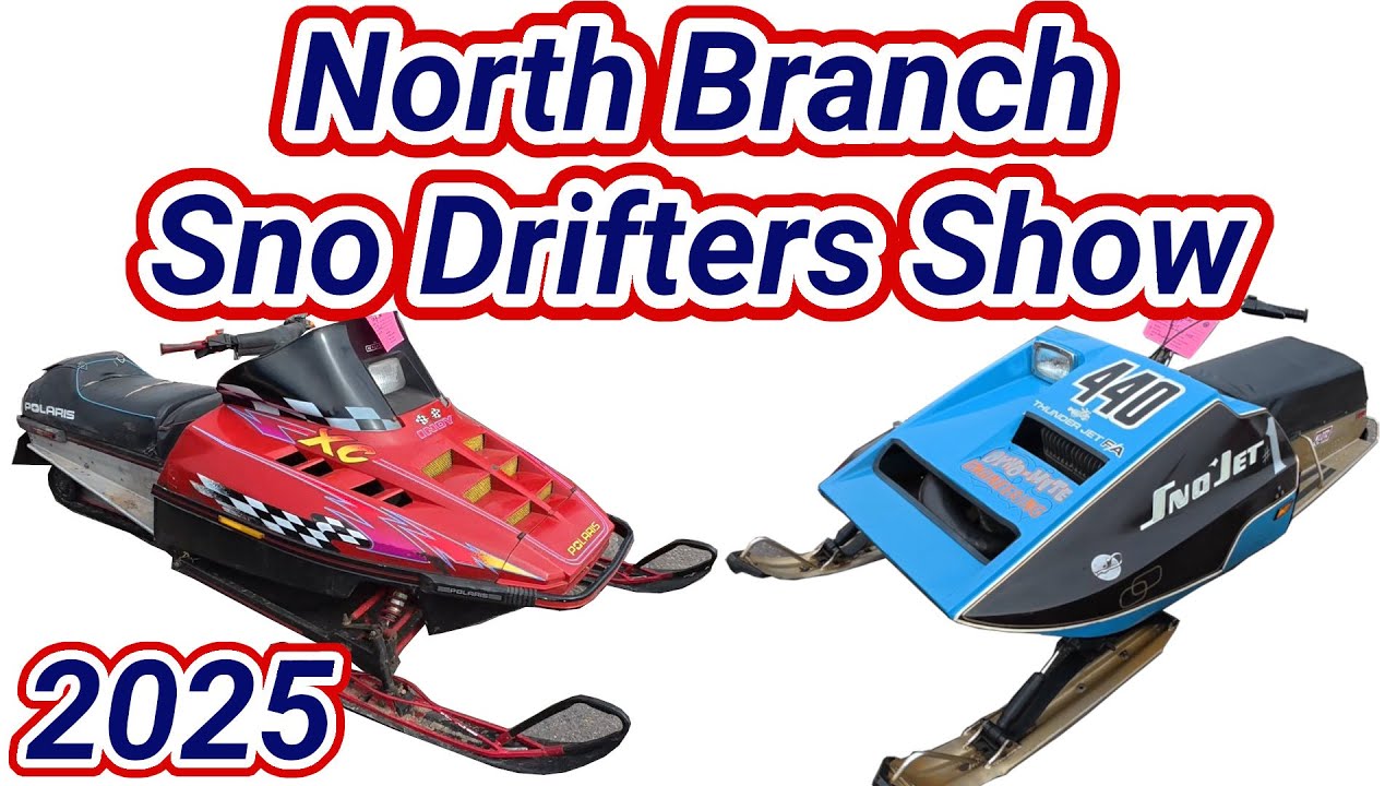 North Branch Sno Drifters Show 2025. Vintage Snowmobile Show and Interviews.