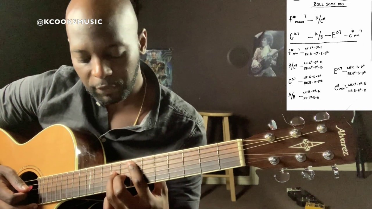ROLL SOME MO - LUCKY DAYE - GUITAR TUTORIAL - @KCOOKSMUSIC
