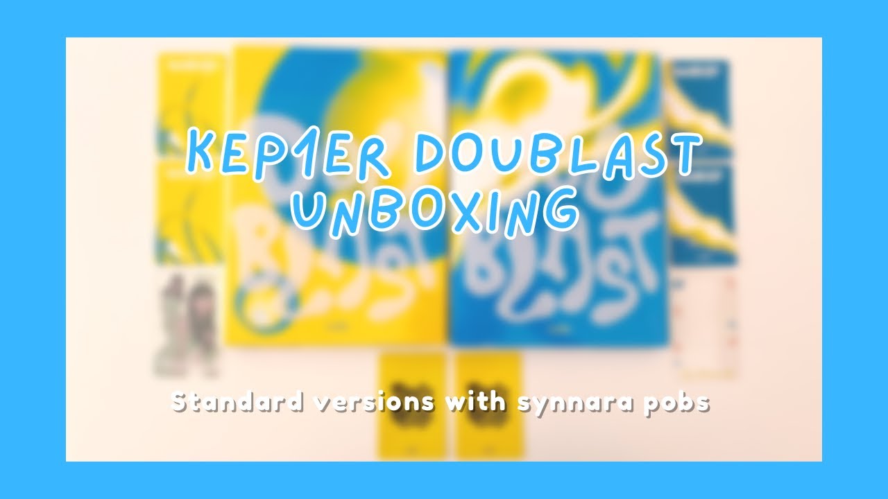 🍋Unboxing Kep1er Doublast 💙 Standard versions + Synnara pobs🍋
