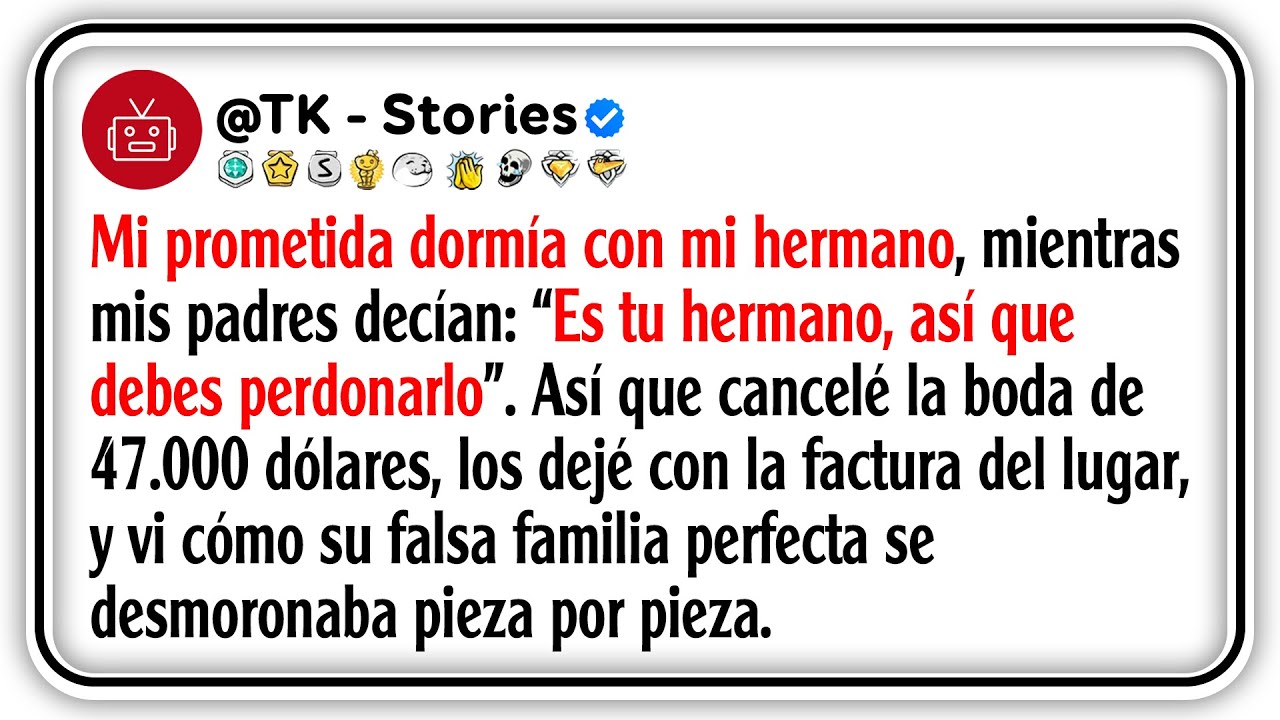 Mi prometida dormía con mi hermano, mientras mis padres decían: “Es tu hermano, así que debes...