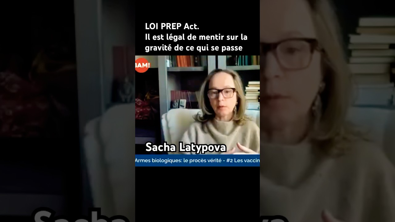 LOI PREP Act. Il est l&eacute;gal de mentir sur la gravit&eacute; de ce qui se passe. Extrait &agrave; 41:23
