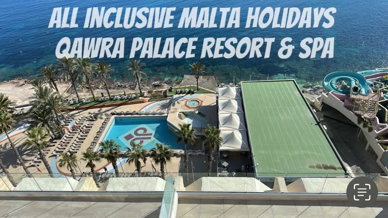 All Inclusive 4* Qawra Palace Resort & Spa Malta 🇲🇹holidays 2025 #malta #maltatourism #budgetholiday