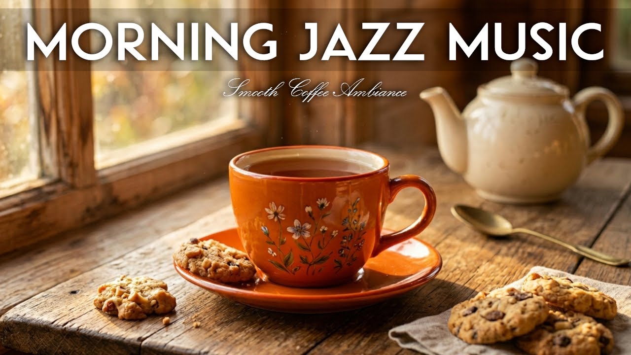Morning Jazz Music☕💖Bossa Nova Instrumental & Relaxing Jazz Cafe Music for Studying