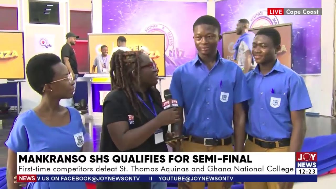 NSMQ 2025: Mankraso SHS shocks St. Thomas Aquinas and Ghana National College to qualify for semis