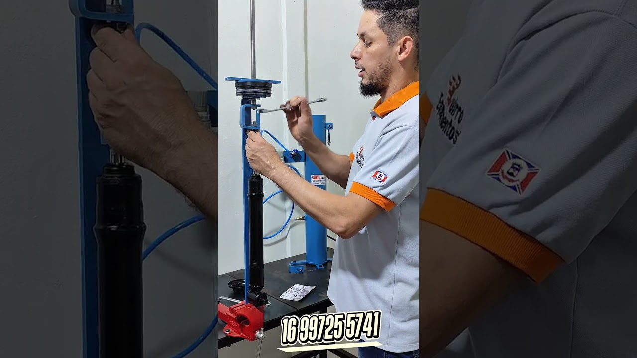 Como Pressurizar Amortecedor Traseiro do Gol com Blindagem 