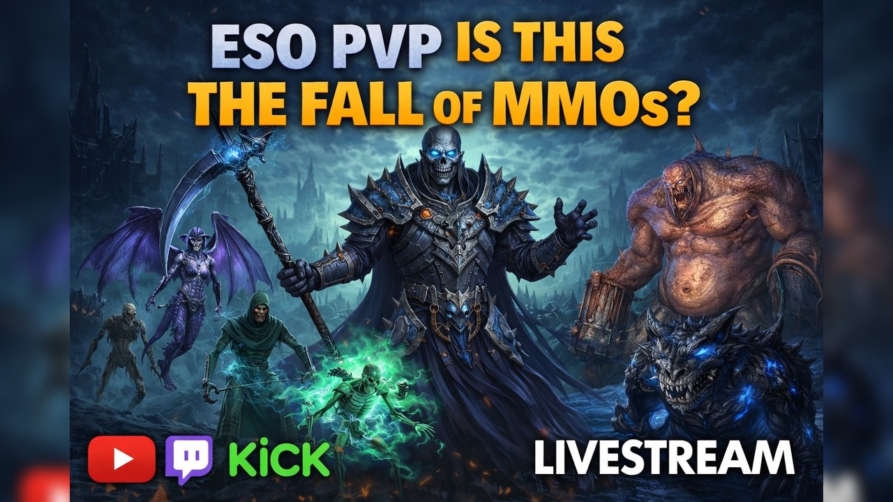 ESO PvP – Is This the Fall of MMOs? | Necromancer Chaos Livestream