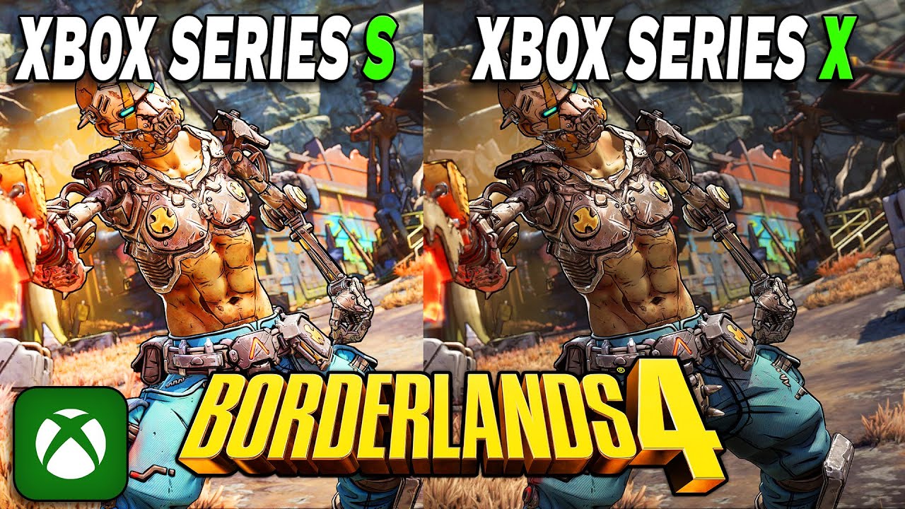 Borderlands 4 Xbox Series X Vs Series S - Side by Side Gameplay Comparison
