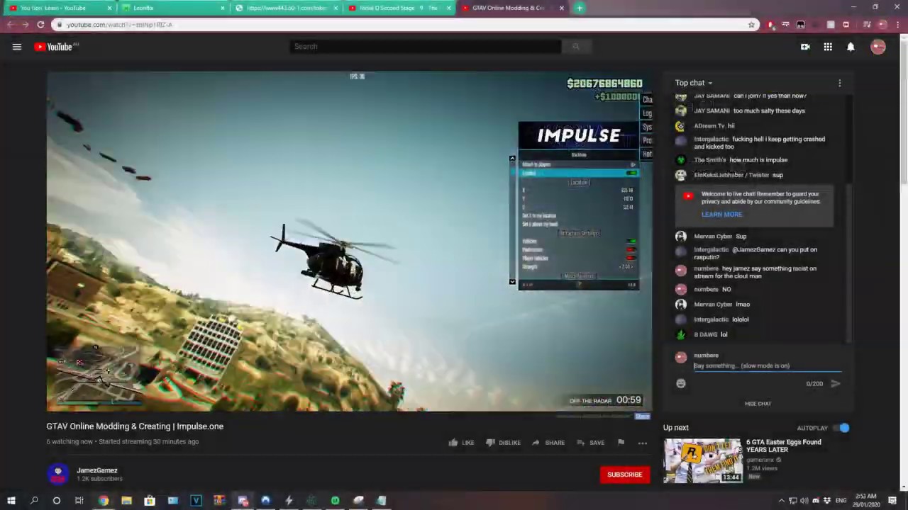 jamezmodz raging at me