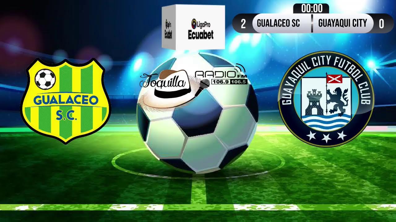 #EnVivo por la señal de #ToquillaRadio 106.9FM y 106.5FM, GUALACEO SC. VS. GUAYAQUIL CITY