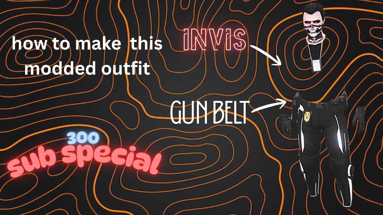 HOW TO MAKE THIS INVIS TRON OUTFIT IN GTAO