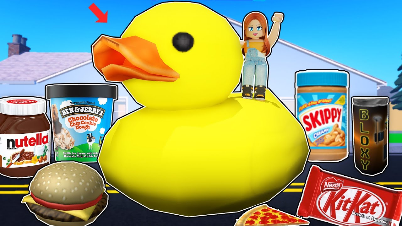 DUCK NA SOBRANG TAKAW NAGING KASING LAKI NG BAHAY 🏠 | ROBLOX Adopt a Duck