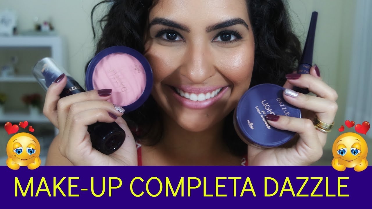 MAQUIAGEM DAZZLE COMPLETA  - Teste de Produtos