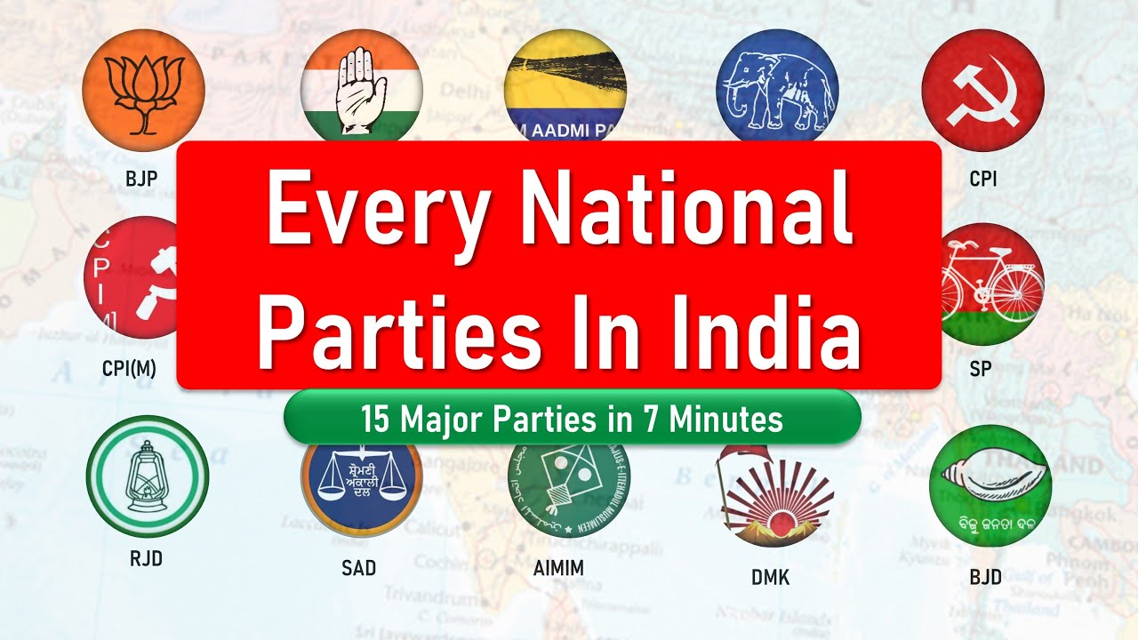 Every Major National Political Parties In India Explained