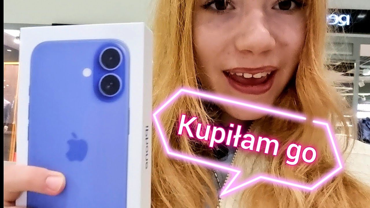 Nowy telefon. Unboxing Iphone 16