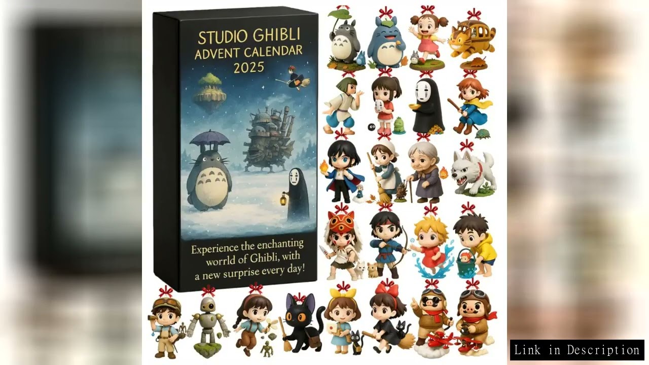 Ghibli Anime Christmas Advent Calendar Toy Figure Collectible Cosplay Accessories Trendy Countdown B
