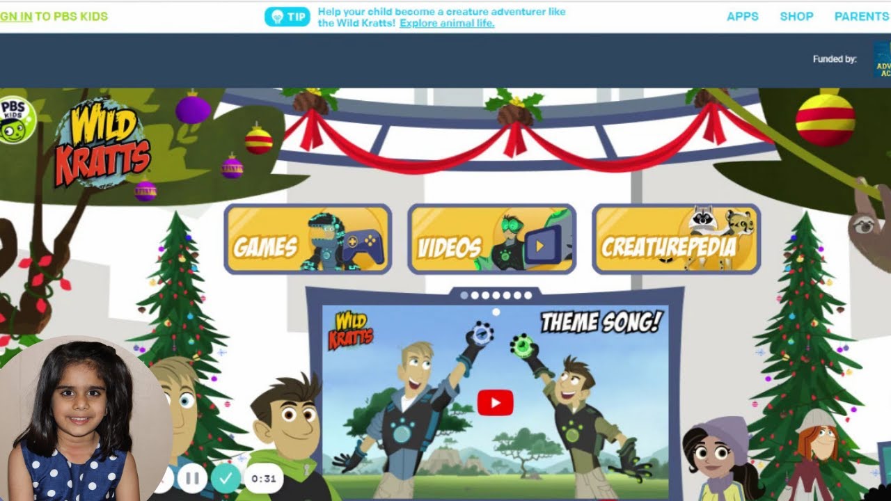 PBS Game | Wild Kratts Games | Agent Academy Game | Kids Game
