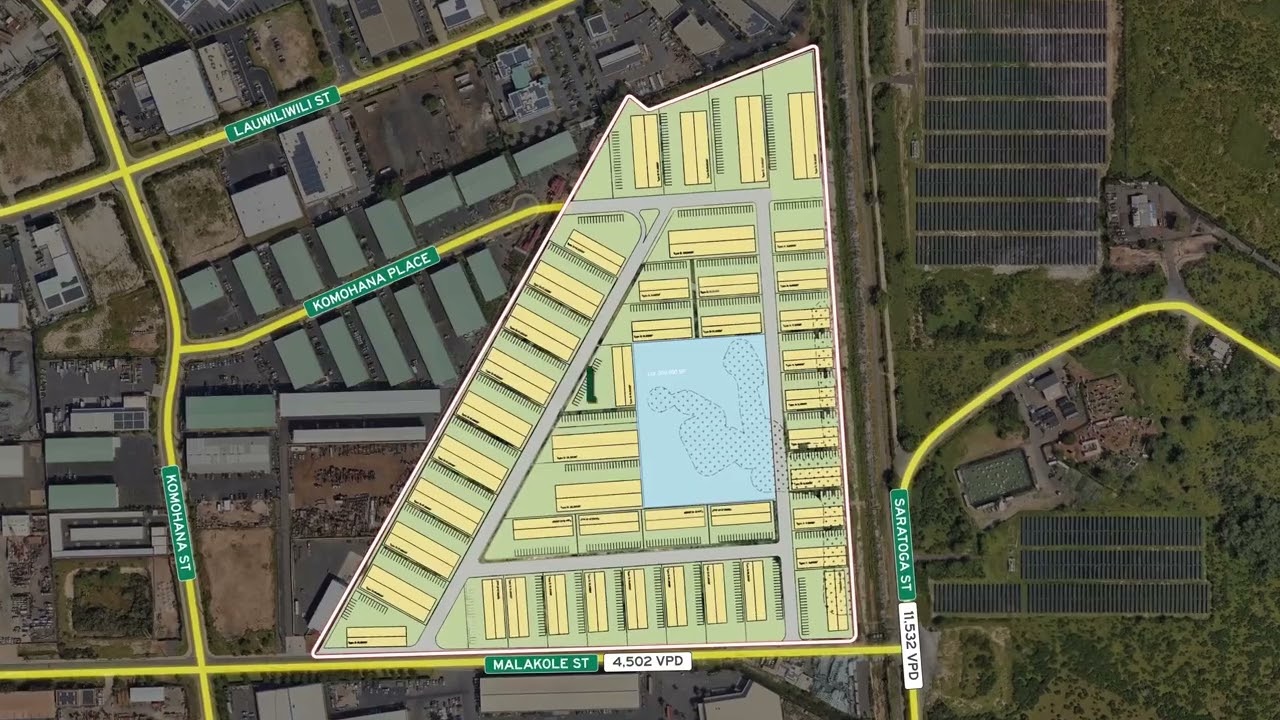Industrial | Saratoga St. & Malakole St., Kapolei, HI | CRE Video | CRE Property Video by VidTech