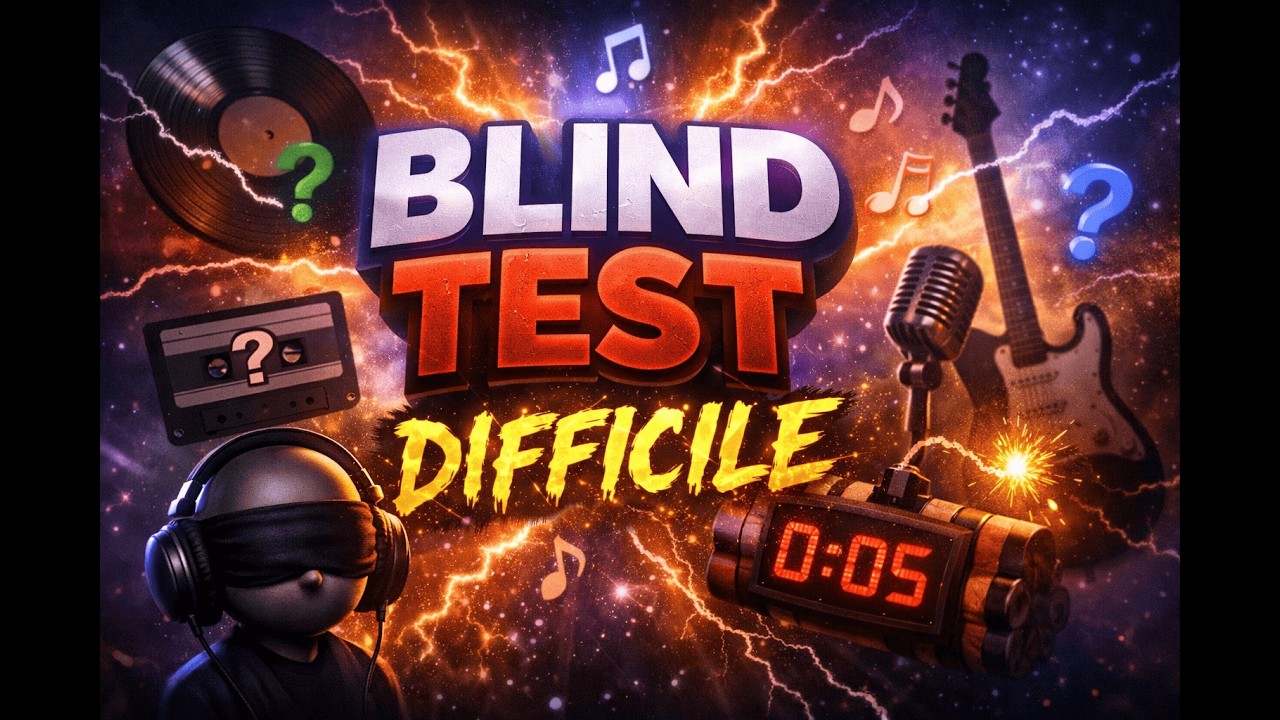 BLIND TEST TOUT GENRE - difficile