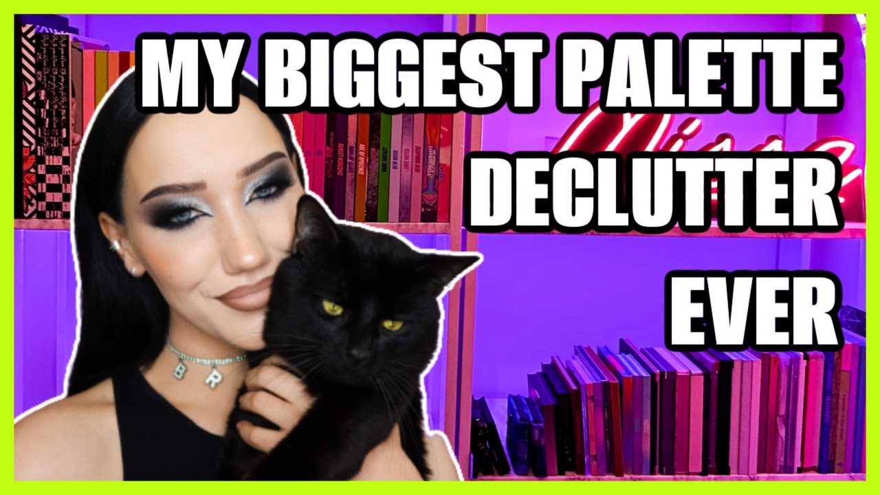 MASSIVE 2022 EYESHADOW PALETTE COLLECTION & DECLUTTER | MAKEMEUPMISSA