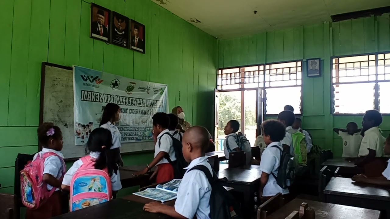 penyuluhan 6 Langkah Cuci Tangan Pakai Sabun (CTPS) DI SEKOLAH DASAR @nstkombut