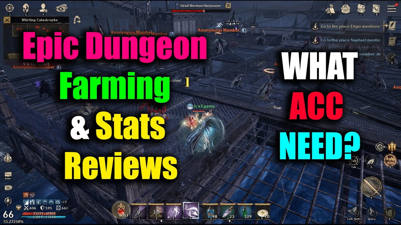 Night Crows Epic Dungeon Farming & Stats Reviews