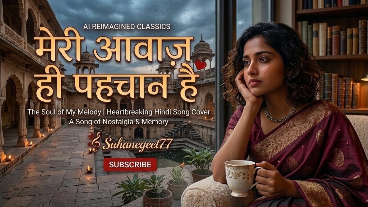 Meri Awaaz Hi Pehchan Hai | AI Reimagined Classic | Soulful Hindi Song Cover | Suhanegeet77