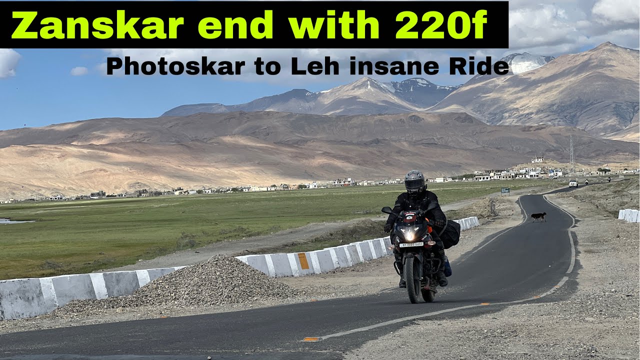 Photoksar to Leh | Zanskar Complete  | Pulsar 220F Ride