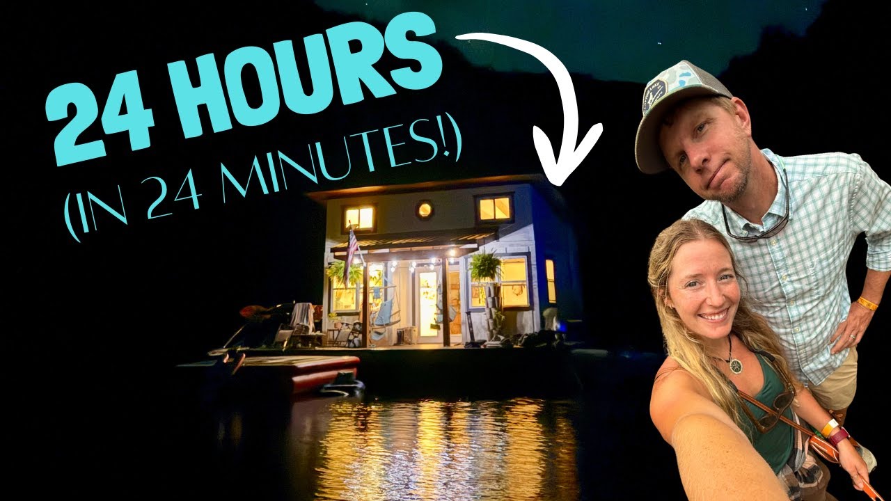 «День из жизни» компании FLOATING Tiny Home Liveaboards из Северной Каролины ⚓️ (с временными мет...