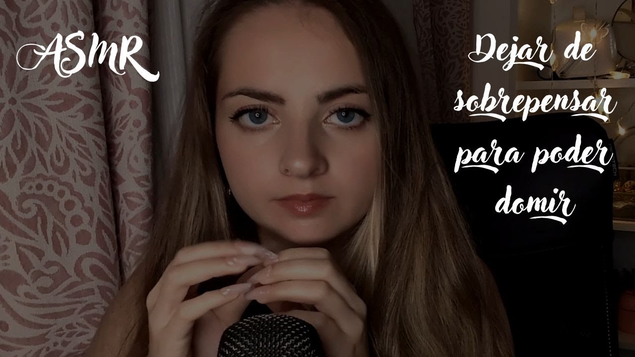 Te ayudo a dejar de sobrepensar 🌧️ | ASMR a oscuras con lluvia para calmar tu mente