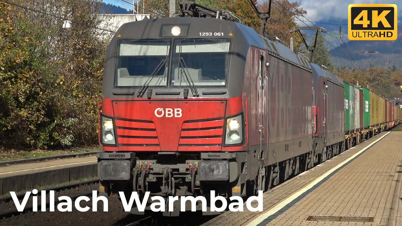 Österreichisch Züge Vlog #232 - Villach Warmbad Bahnhof 08.11.2023