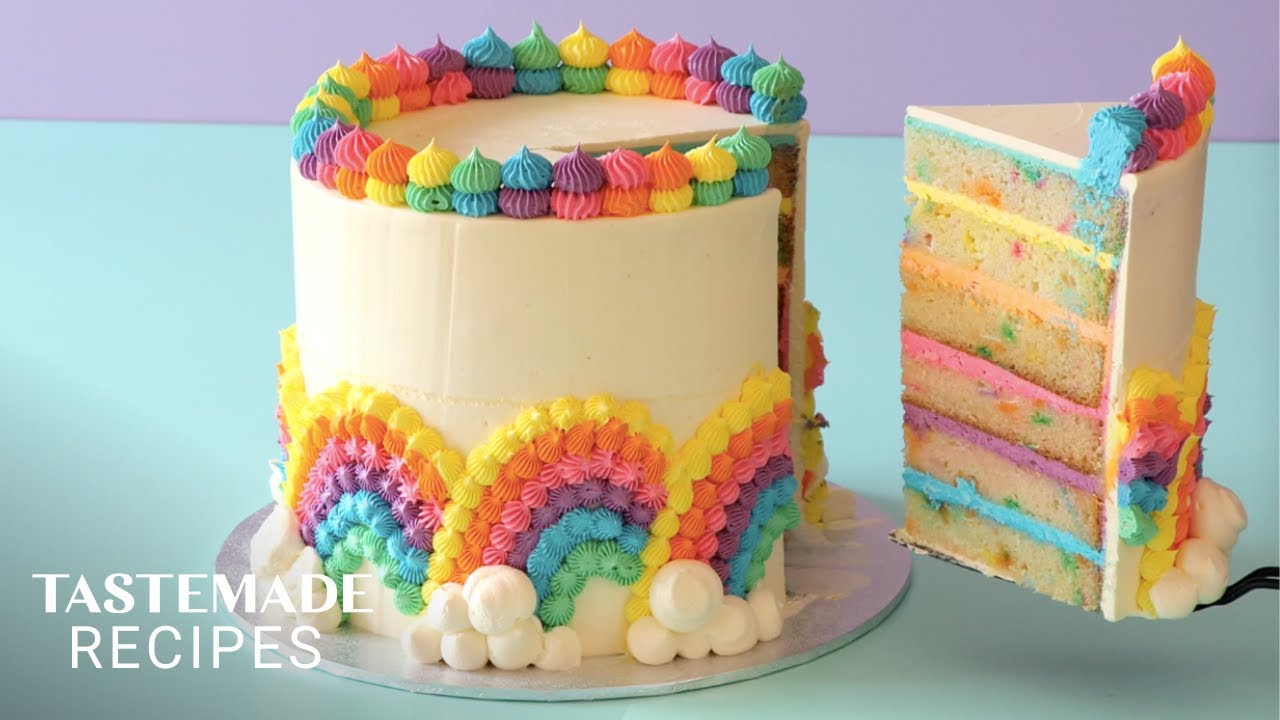 Taste The Rainbow in These 4 Incredible Cakes | Tastemade Sweeten