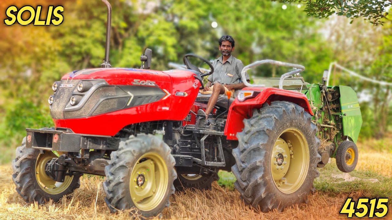 Solis Yanmar 4515 E 48 hp 4WD Tractor with Baller Application