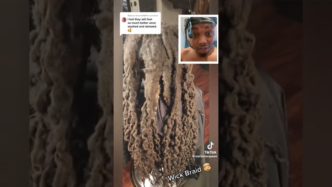 *LOC DETOX ☣️* Shoe Strings or Locs Y&rsquo;all Choose 🤔😂#funny#reaction#locdetox#locjourney#shortfeed