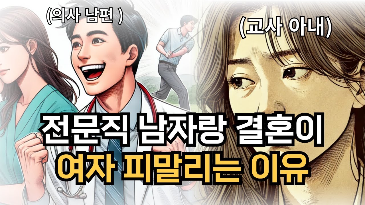 전문직 남자랑 결혼이 여자 피말리는 이유