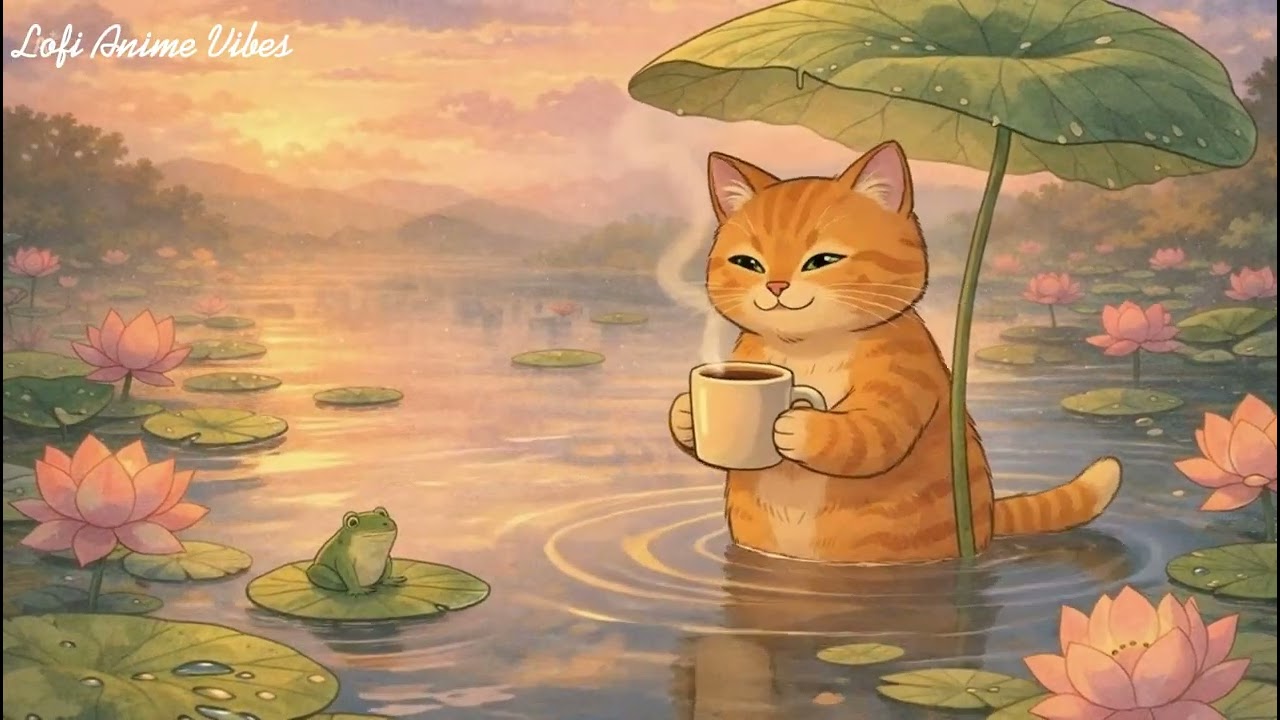 Flowing Water | Anime Lofi Vibes 🌧️ Relaxing, Study & Chill | Lofi Relaxing Music
