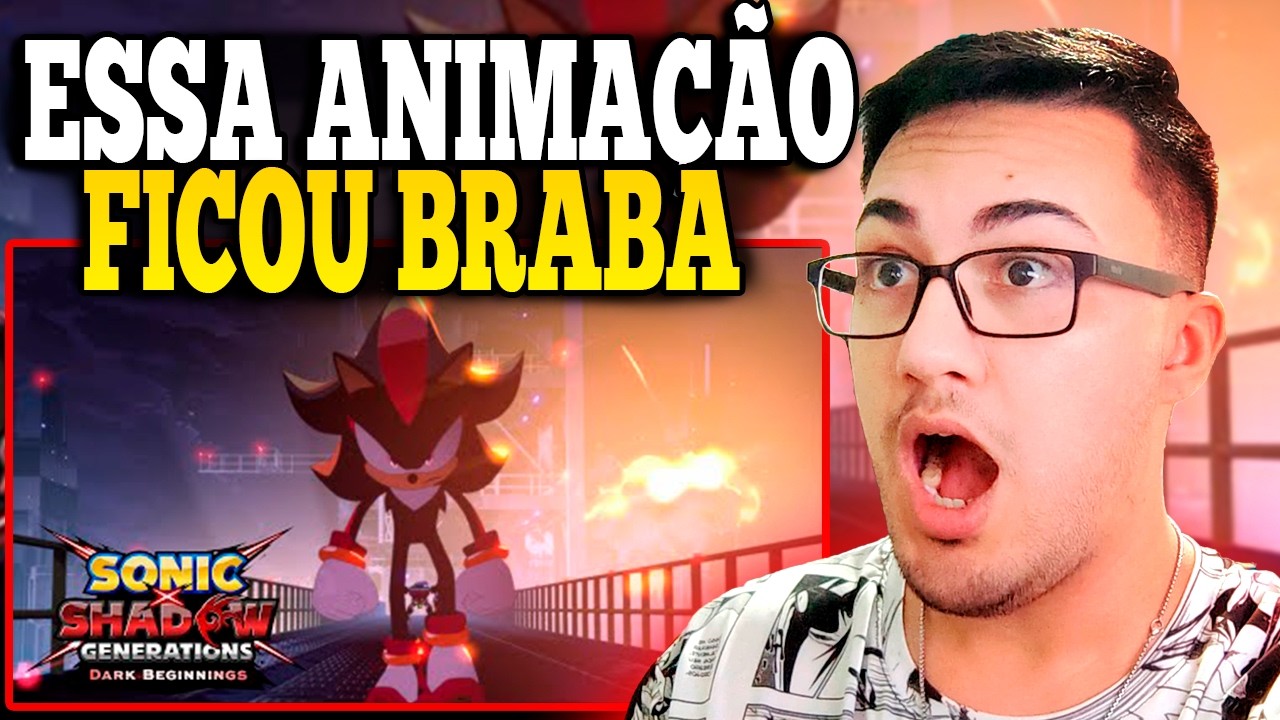REACT Animação completa | SONIC X SHADOW GENERATIONS: Dark Beginnings (Final bônus!)