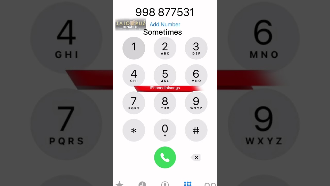 Dynamite - Taio Cruz | IPhoneDial Version #shorts