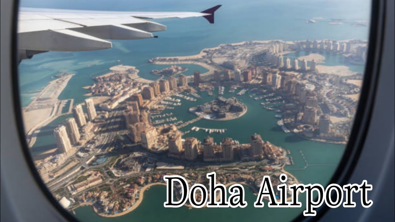 Landing in Doha Qatar ||  Doha Qatar Airport