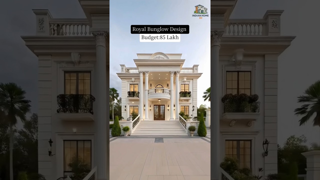 36x45 Feet Royal Bungalow Design |Budget ₹85 Lakh #houseplan #housedesign #shorts