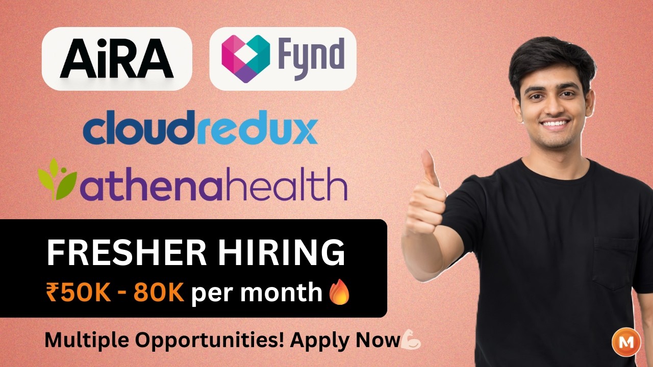 Freshers Hiring 2026 🔥 | Frontend, Backend and Full Stack Roles | AI Startup + Product Companies