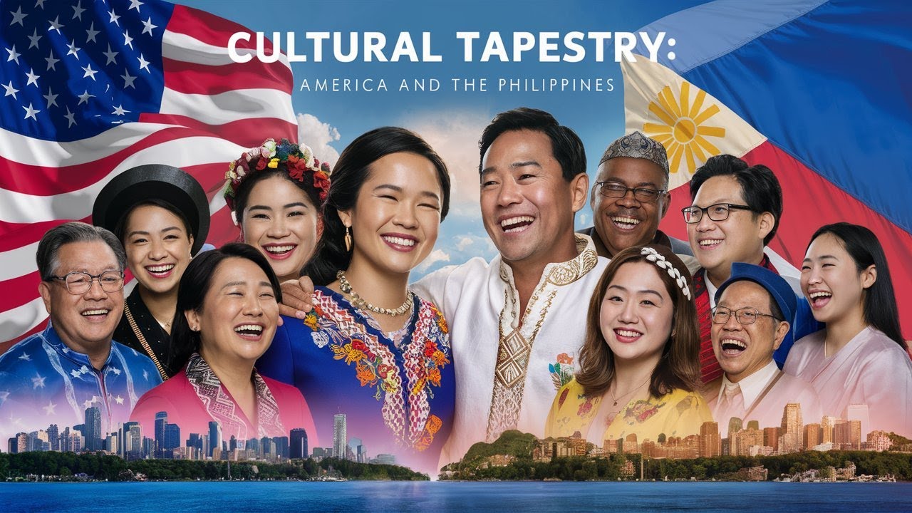 Cultural Tapestry: America and the Philippines#AmericanInfluence, #FilipinoCulture, #CulturalBlend,
