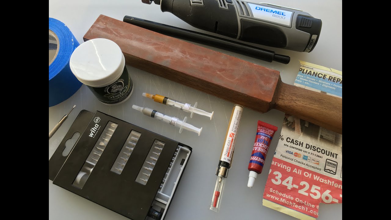 The tools I use to maintain my tools