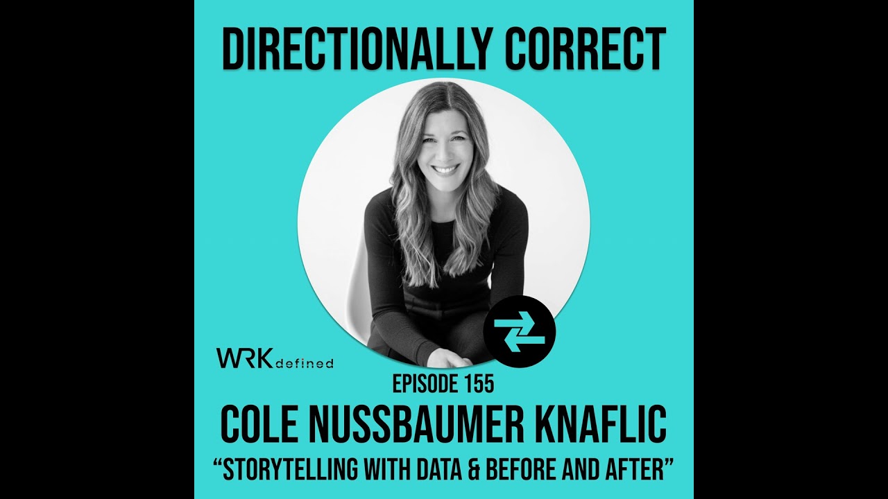 #155 - Cole Nussbaumer Knaflic - Storytelling with Data & People Analytics at Google