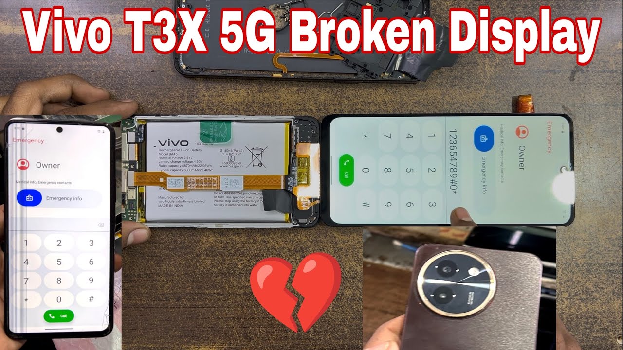 Vivo T3X (5G) Screen Change || Vivo T3X (5G) 100% percent original Display Change ||📲