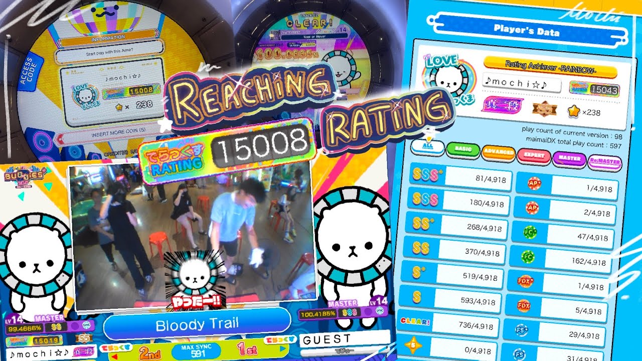Finally reached 15000 rating.